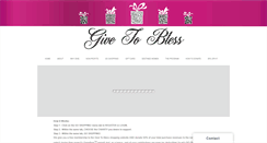 Desktop Screenshot of givetobless.org